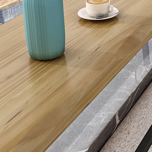 Solid Wood Rectangular Table, Modern Style Home Milk Tea Shop Bar Table Clearhalo 'Bar Furniture' 'Bar Tables' 'bar_tables' 'furn' 'furn_bar_tables' 'Furniture' 'Kitchen & Dining Furniture' 1200x1200_5cb82d8b-5a04-48b7-98fc-528e5caa5cce