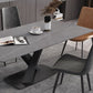 Modern Dinette Set 1/4/5/6/7 Pieces Dining Table Set with Sintered Stone Top Clearhalo 'Dining Room Sets' 'Dining Tables & Seating' 'dining_room_set' 'furn' 'furn_dining_room_set' 'Furniture' 'furniture_dining_room_set' 'Kitchen & Dining Furniture' 1200x1200_5cbb1134-b198-4c31-850b-260e94e1620d