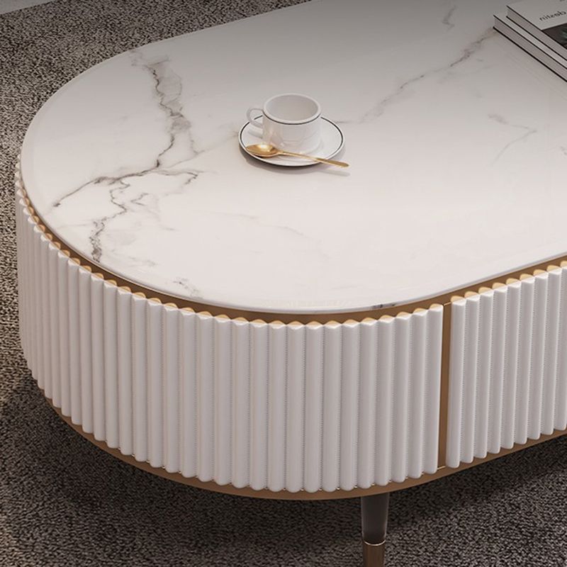 Glam TV Stand Console Stone TV Media Console pour salon