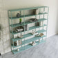 Scandinavian Etagere Bookcase Metal Open Back Bookshelf with Shelves