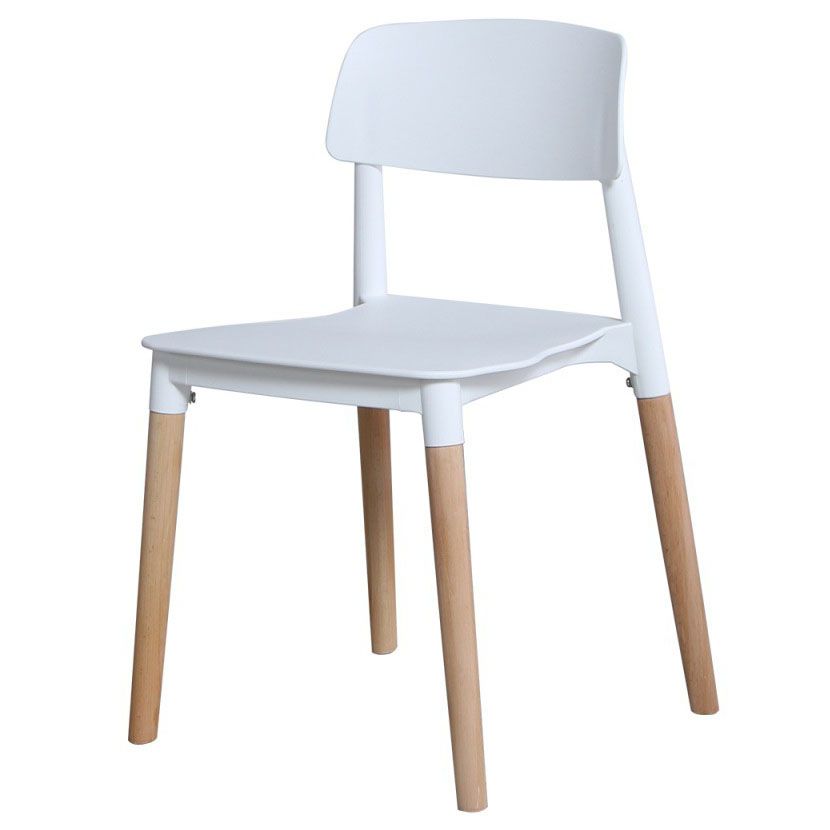 Plastic Dining Chairs Contemporary Open Back Dining Side Furniture in Matte Finish Clearhalo 'Dining Chairs' 'Dining Tables & Seating' 'dining_chair' 'furn' 'furn_dining_chair' 'Furniture' 'Kitchen & Dining Furniture' 1200x1200_5cbcccf7-34a1-4b42-8365-14a218800166