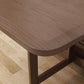 Rubberwood Solid Wood Dining Table Mid-Century Rectangle Dining Site Table Clearhalo ' dining_table' 'Dining Tables & Seating' 'Dining Tables' 'Furniture' 'furniture_dining_table' 'Kitchen & Dining Furniture' 'kitchen&dining_furn' 'kitchen' 'kitchen_dining_table' 1200x1200_5cc09529-645a-4969-bf89-1ebbf70d500b