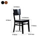 Contemporary Style Chairs Armless Chair for Kitchen with Wood Legs