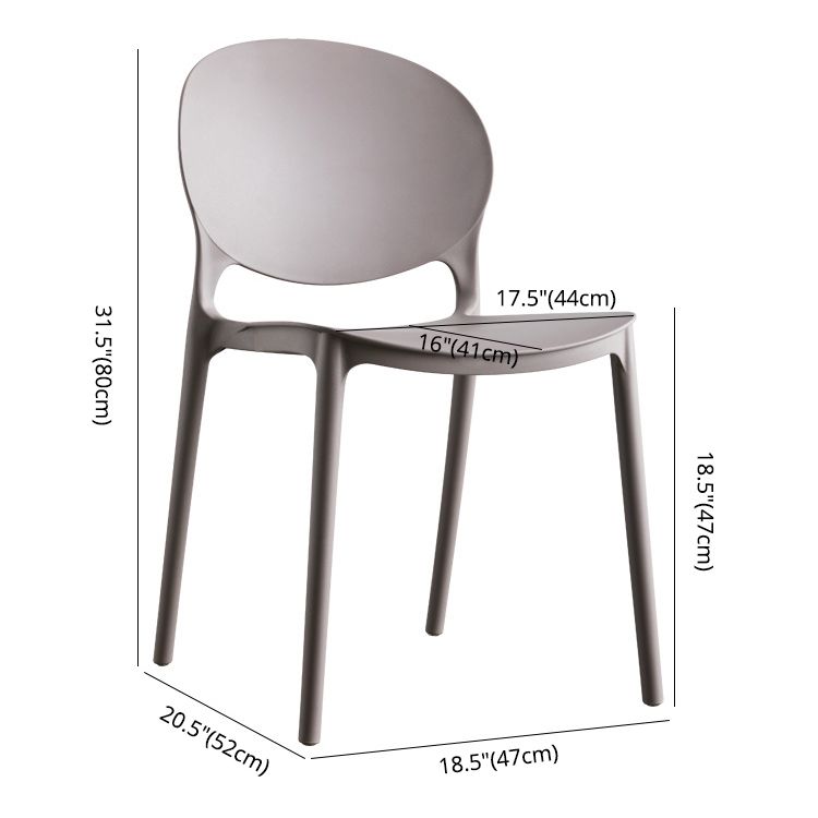 European Glam Style Plastic Chair Kitchen Dining Room Open Back Side Chairs Clearhalo ' kitchen&dining_furn' 'Dining Chairs' 'Dining Tables & Seating' 'dining_chair' 'furn' 'furn_dining_chair' 'Furniture' 'furniture_dining_chair' 'Kitchen & Dining Furniture' 'kitchen' 1200x1200_5cc27265-b6fe-47ce-9f64-ff7b6a1e2411