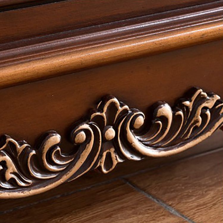 Klassieke Glam opbergkist Massief houten opbergkist met 4/5/6 lades