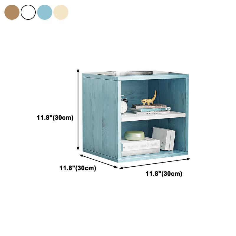 11.8 "W Bibliothèque de stockage fermé moderne en bois en bois pour le bureau à domicile