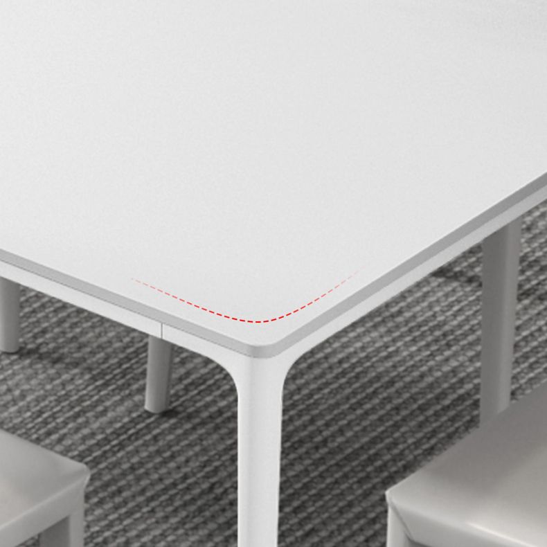 Modern Sintered Stone Dining Table Set 1/4/5/7 Pieces Dining Set for Kitchen Clearhalo 'Dining Room Sets' 'Dining Tables & Seating' 'dining_room_set' 'furn' 'furn_dining_room_set' 'Furniture' 'furniture_dining_room_set' 'Kitchen & Dining Furniture' 1200x1200_5cc6b4bc-6056-4757-8663-b9a922e2f0f1