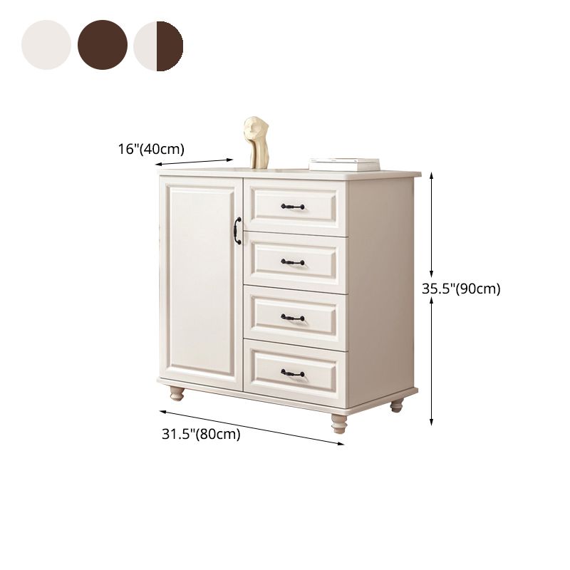 Modern Style Combo Dresser Bedroom Wooden Storage Chest Dresser with Drawers and Doors Clearhalo 'Bedroom Furniture' 'Dressers & Chests' 'dressers_chests' 'furn' 'furn_dressers_chests' 'Furniture' 1200x1200_5cc70303-2341-409b-a0aa-cf879df7bf0c