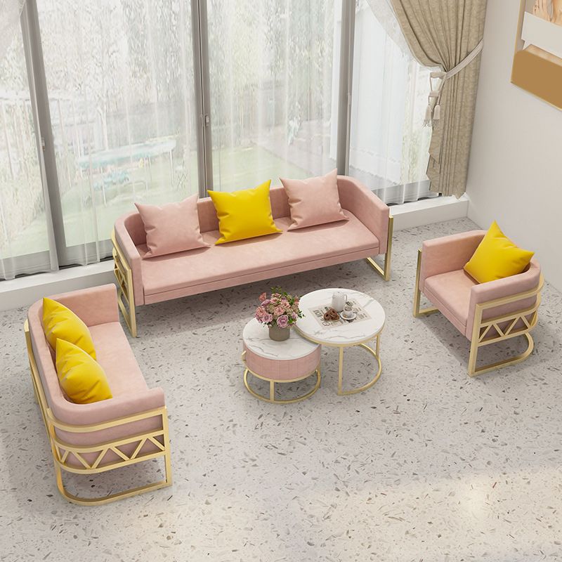 Divano a colori solidi resistenti a sedile stretto divano moderno per sala bonus