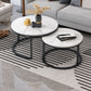 Frame Cocktail Table Slate Top Coffee or End Table with Storage Drawers
