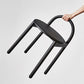 Contemporary Armless Dining Stools Solid Wood Bar Stools with Footrest