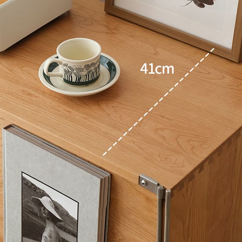 1 Door Storage Cabinet, Modern Rectangular Wooden Cabinet, 35.4"W x 16.9"L x 34.8"H Clearhalo 'Cabinets & Chests' 'cabinets_chests' 'furn' 'furn_cabinets_chests' 'Furniture' 'Living Room Furniture' 1200x1200_5cc7c214-bb91-4616-b7a0-03c393174747