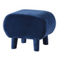 Modern Stain Resistant Standard Oval Dark Blue Velvet Indoor Pouf Clearhalo 'furn' 'furn_ottomans_poufs' 'Furniture' 'Living Room Furniture' 'Ottomans & Poufs' 'ottomans_poufs' 1200x1200_5cc8bdef-33a3-46d1-b397-74012db24a6f