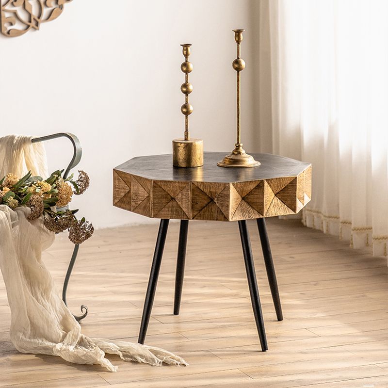 Tavolino laterale di campagna francese completamente assemblato tavolo laterale dell'accento per camera da letto