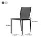Faux Leather and Metal Dining Room Chair Contemporary Side Chair Clearhalo 'Dining Chairs' 'Dining Tables & Seating' 'dining_chair' 'furn' 'furn_dining_chair' 'Furniture' 'Kitchen & Dining Furniture' 1200x1200_5cc9250f-3c49-4205-86f7-80067e48f0eb