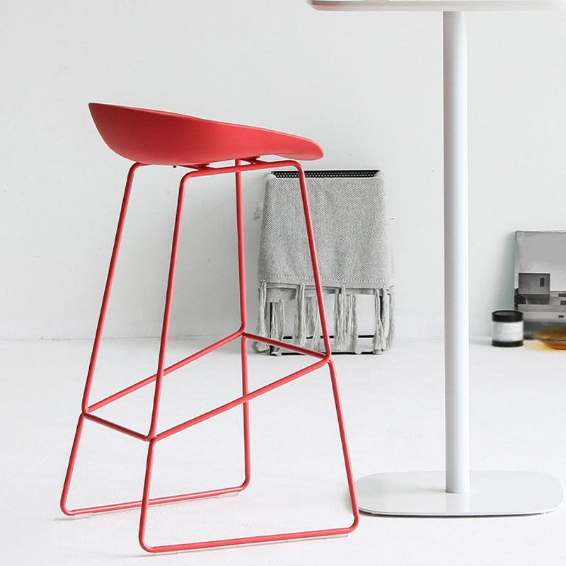 Modern Style Bar-stool Sled Legs PP Bucket Seat Barstool for Counter Bar Clearhalo 'Bar Furniture' 'Bar Stools' 'bar_stools' 'furn' 'furn_bar_stools' 'furniture_bar_stools' 'Kitchen & Dining Furniture' 'kitchen&dining_furn' 'kitchen' 'kitchen_furn' Furniture' 1200x1200_5cc9c94f-b724-4ca8-a731-69dc48f1f78a