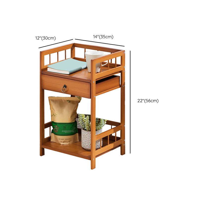 11" Wide Contemporary Corner Table Rectangular Accent Side Table with Storage Clearhalo 'Coffee & Accent Tables' 'End & Side Tables' 'end_side_tables' 'furn' 'furn_end_side_tables' 'Furniture' 'Living Room Furniture' 1200x1200_5cccc60c-55dd-4391-b078-73b3f00cadea