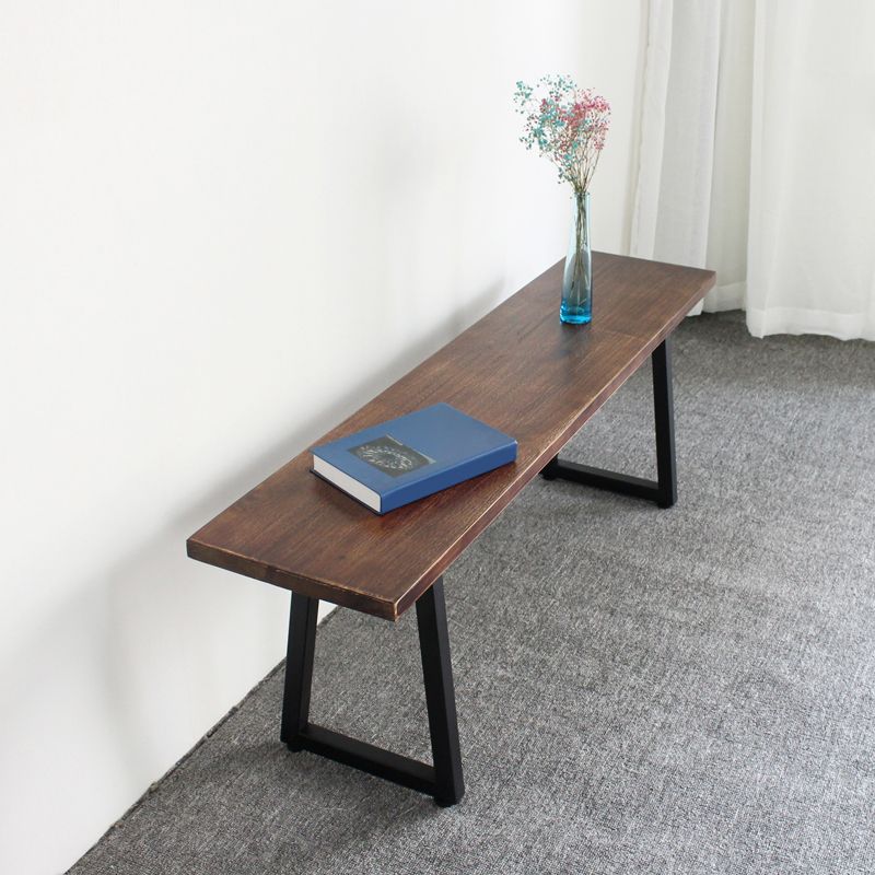 Rectangle 13.8" Wide Entryway Bench Modern Wood Seating Bench Clearhalo 'Benches' 'Chairs & Seating' 'furn' 'furn_benches' 'Furniture' 'Living Room Furniture' 1200x1200_5ccd9a3b-ff17-45bc-9875-82b4d8a5b74f