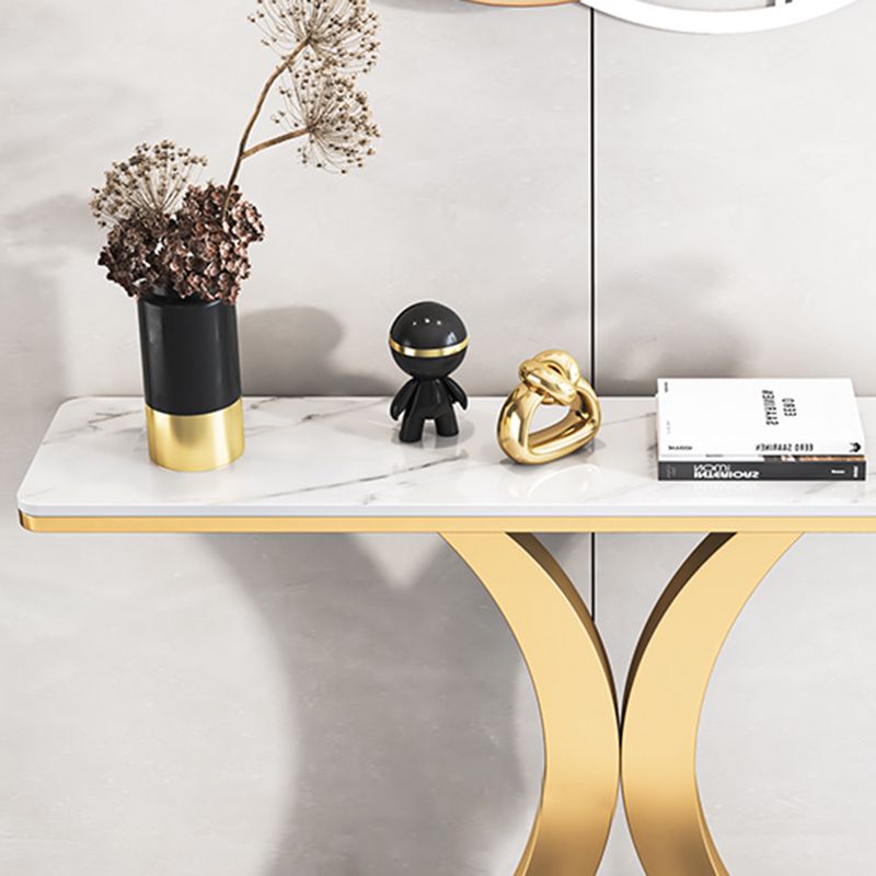 Tabella della console contemporanea da 11 "Tabella della console di rettangolo di rettangolo di rettangolo