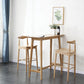 Solid Wood Counter Height Dining Table Modern Patio Bar Table Clearhalo 'Bar Furniture' 'Bar Tables' 'bar_tables' 'furn' 'furn_bar_tables' 'Furniture' 'Kitchen & Dining Furniture' 1200x1200_5cd0974f-30b7-4084-b20f-d4030d468591