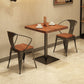 Solid Wood Industrial Dining Table Brown Square Table with Metal Base for Dinning Room Clearhalo ' dining_table' 'Dining Tables & Seating' 'Dining Tables' 'furn' 'furn_dining_table' 'Furniture' 'furniture_dining_table' 'Kitchen & Dining Furniture' 'kitchen&dining_furn' 'kitchen' 'kitchen_dining_table' 1200x1200_5cd1201e-3cf1-4095-a913-fccfec8c858e