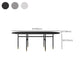 Contemporary Oval Dining Table Stone Dining Table with Iron Base Clearhalo 'Dining Tables & Seating' 'Dining Tables' 'dining_table' 'furn' 'furn_dining_table' 'Furniture' 'Kitchen & Dining Furniture' 1200x1200_5cd23354-6fc5-45af-9e6d-4c723aa1a4ac