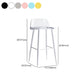 Nordic Armless Backrest Counter Stool Iron Cafe Bar Stool with Acrylic Seat Clearhalo 'Bar Furniture' 'Bar Stools' 'bar_stools' 'furn' 'furn_bar_stools' 'Furniture' 'furniture_bar_stools' 'Kitchen & Dining Furniture' 1200x1200_5cd38431-642b-4321-9847-3a8e38102076
