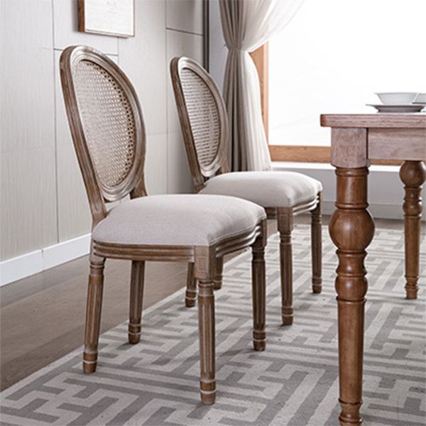 Farmhouse Dining Chair with Wood Legs King Louis Back Side Chair for Home Use Clearhalo ' kitchen&dining_furn' 'Dining Chairs' 'Dining Tables & Seating' 'dining_chair' 'furn' 'furn_dining_chair' 'Furniture' 'furniture_dining_chair' 'Kitchen & Dining Furniture' 'kitchen' 1200x1200_5cd529e9-c7b8-498e-9fd5-c79e04c1476c