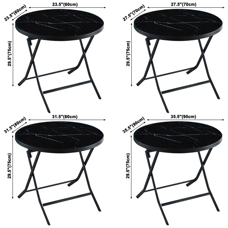Modern Style Glass Kitchen Dining Table Black Table with Black Frame for Home Clearhalo ' dining_table' 'Dining Tables & Seating' 'Dining Tables' 'furn' 'furn_dining_table' 'Furniture' 'furniture_dining_table' 'Kitchen & Dining Furniture' 'kitchen&dining_furn' 'kitchen' 'kitchen_dining_table' 1200x1200_5cd53981-9078-436e-a454-291418d6155d