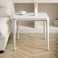 Mesa de centro Modernism Sate Top Mesa de cóctel rectangular de 4 patas en blanco