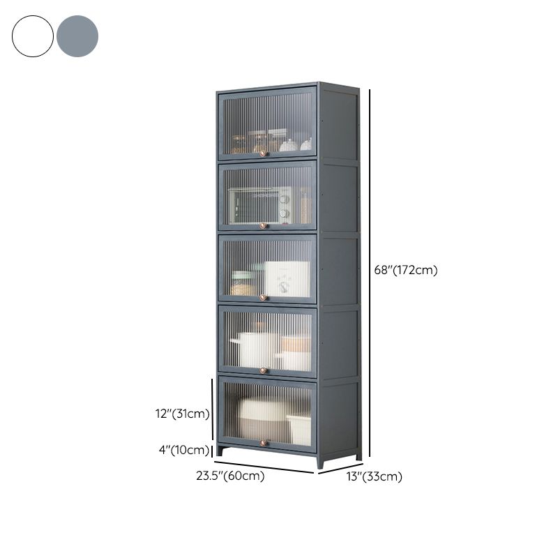 Mesa contemporánea de la mesa del aparador Bamboo con puertas para la cocina