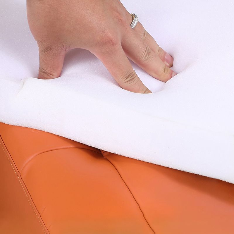 Contemporary Pouf Ottoman Genuine Leather Upholstered Tufted Solid Color Ottoman Clearhalo 'furn' 'furn_ottomans_poufs' 'Furniture' 'Living Room Furniture' 'Ottomans & Poufs' 'ottomans_poufs' 1200x1200_5cda916b-f4b9-4b5d-a39e-31ef507a6e98