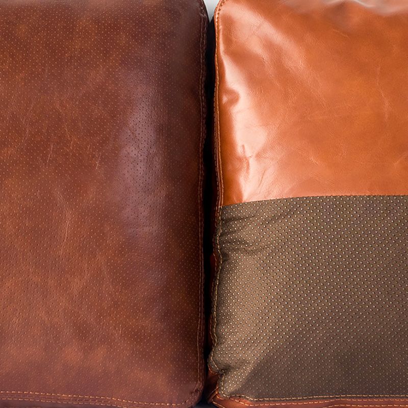 Contemporary Genuine Leather Accent Armchair Tufted Genuine Leather Arm Chair Clearhalo 'Accent Chairs' 'accent_chairs' 'Chairs & Seating' 'furn' 'furn_accent_chairs' 'Furniture' 'Living Room Furniture' 1200x1200_5cdb1ceb-efb1-44f1-bccb-dc1388942789