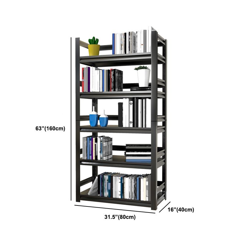 Libreria rettangolare in metallo moderno scaffale chiuse con scaffali
