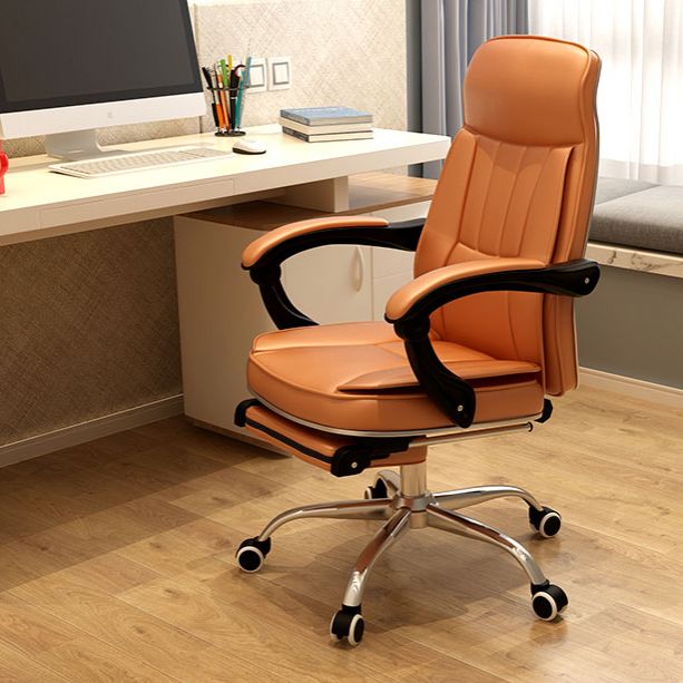 24"W Contemporary Executive Chair Swivel Upholstered Managers Chair Clearhalo 'furn' 'furn_office_chair' 'Furniture' 'Office Chairs' 'Office Furniture' 'office_chair' 1200x1200_5cdd9267-0d46-4242-a0ba-4daa157acbb2