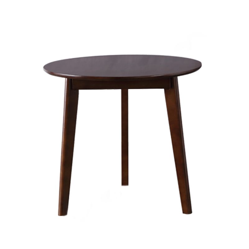 Round Dining Table Solid Wood Contemporary Style Dinner Table for Home Kitchen Clearhalo 'Dining Tables & Seating' 'Dining Tables' 'dining_table' 'furn' 'furn_dining_table' 'Furniture' 'Kitchen & Dining Furniture' 1200x1200_5ce01017-5020-492d-a786-bd331c4788ce