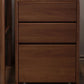 Solid Wood Bedside Cabinet Modern Minimalist Bedside Table with Drawers