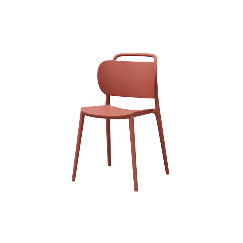 Modern Style Side Chair Plastic Indoor Dining Chair for Living Room
