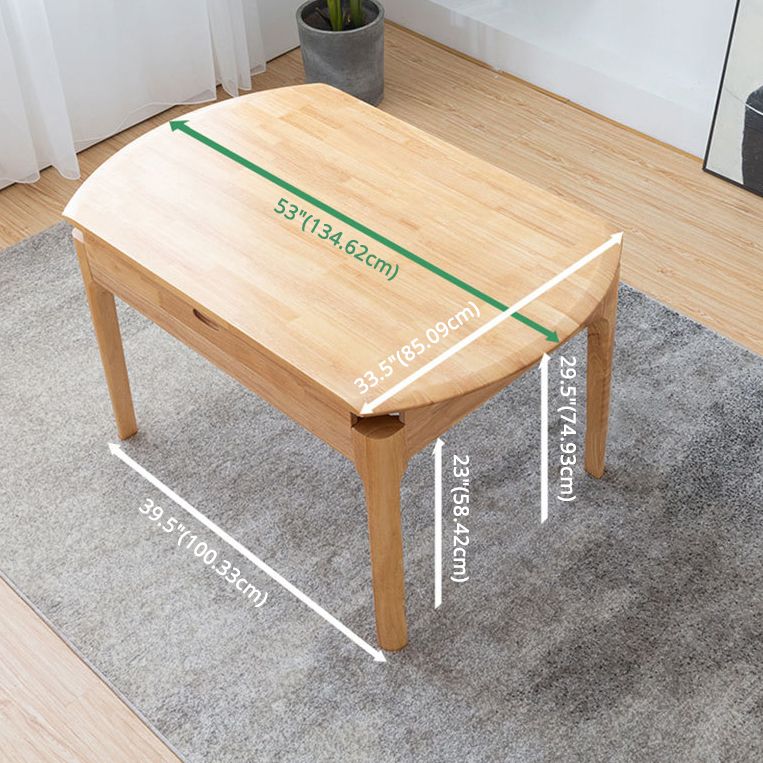 Modern Wooden Foldable Furniture Standard Height Formal Dining Room Table Set for Home Use Clearhalo 'Dining Room Sets' 'Dining Tables & Seating' 'dining_room_set' 'furn' 'furn_dining_room_set' 'Furniture' 'furniture_dining_room_set' 'Kitchen & Dining Furniture' 'kitchen&dining_furn' 'kitchen' 1200x1200_5ce3af73-4ad0-4be3-ab98-154860d4545d