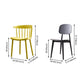 Scandinavian Style Plastic Dining Armless Chair Windsor Back Side Chair for Home Use Clearhalo ' kitchen&dining_furn' 'Dining Chairs' 'Dining Tables & Seating' 'dining_chair' 'furn' 'furn_dining_chair' 'Furniture' 'furniture_dining_chair' 'Kitchen & Dining Furniture' 'kitchen' 1200x1200_5ce46c57-68c6-47f7-846d-1bdfe1063a53