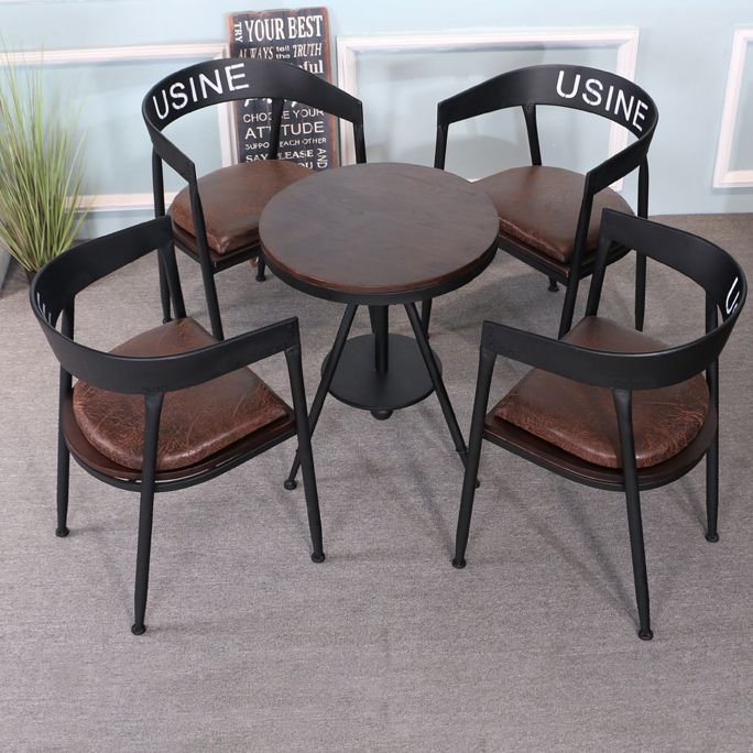 Industrial Dining Chair 21'' Wide Open Back Dining Side Chair with Metal Legs for Home Use Clearhalo ' kitchen&dining_furn' 'Dining Chairs' 'Dining Tables & Seating' 'dining_chair' 'furn' 'furn_dining_chair' 'Furniture' 'furniture_dining_chair' 'Kitchen & Dining Furniture' 'kitchen' 1200x1200_5ce77b4c-19f0-4234-9da3-322123fd9c4d