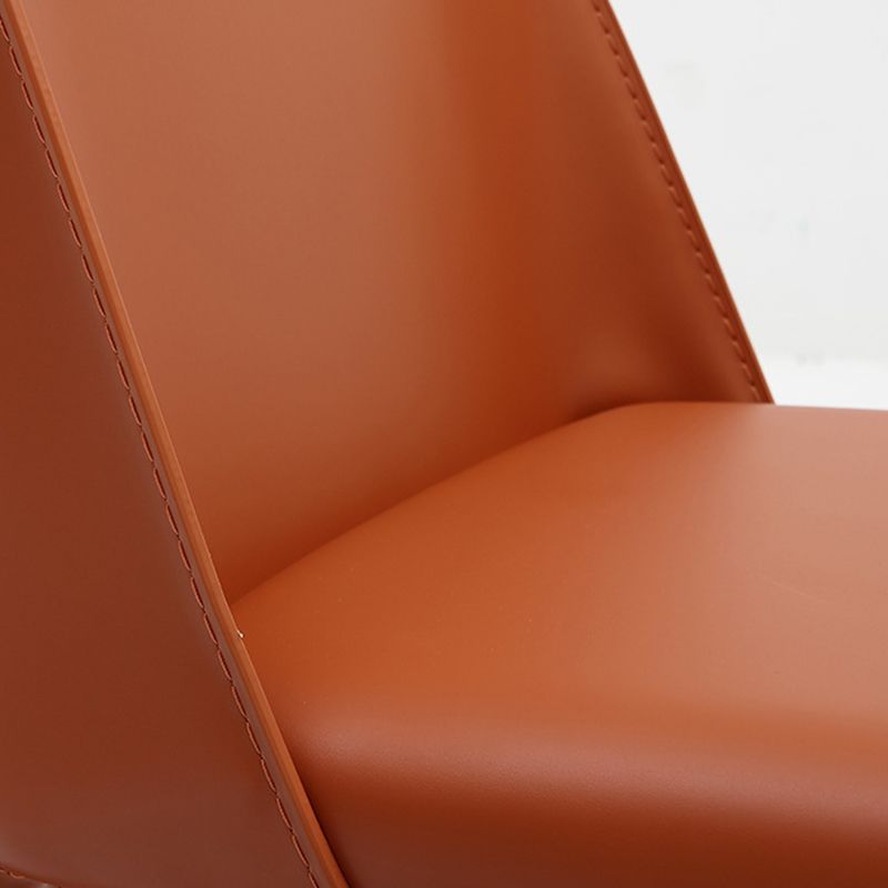 Contemporary Indoor Kitchen Chair Faux Leather Dining Side Chair Clearhalo 'Dining Chairs' 'Dining Tables & Seating' 'dining_chair' 'furn' 'furn_dining_chair' 'Furniture' 'Kitchen & Dining Furniture' 1200x1200_5ceaa54d-92df-41c3-914a-9cb5139bb30d