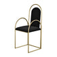 Glam Metal Dining Room Chairs Upholstered Side Armchair for Home Use Clearhalo ' kitchen&dining_furn' 'Dining Chairs' 'Dining Tables & Seating' 'dining_chair' 'furn' 'furn_dining_chair' 'Furniture' 'furniture_dining_chair' 'Kitchen & Dining Furniture' 'kitchen' 1200x1200_5ceae3a0-add7-430b-9da6-7cc419bd8b72