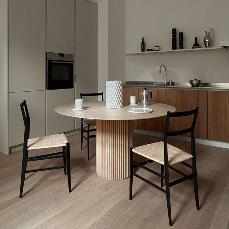 Round Solid Wood Dining Table Modern Wood Table with Pedestal for Restaurant Clearhalo ' dining_table' 'Dining Tables & Seating' 'Dining Tables' 'furn' 'furn_dining_table' 'Furniture' 'furniture_dining_table' 'Kitchen & Dining Furniture' 'kitchen&dining_furn' 'kitchen' 'kitchen_dining_table' 1200x1200_5ceba7fb-986a-4679-82ec-81d9559a8c96