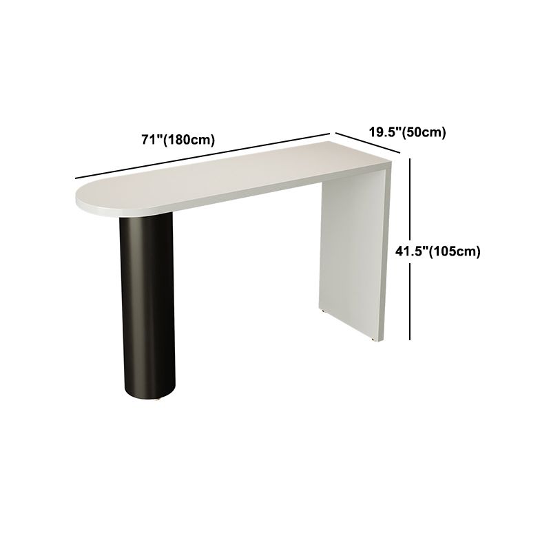 Modern Solid Wood Pub Table Set 1/3/4 Pieces Bar Table with Metal Stools Clearhalo 'Bar Furniture' 'furn' 'furn_home_bar_bar_sets' 'Furniture' 'Home Bars & Bar Sets' 'home_bar_bar_sets' 'Kitchen & Dining Furniture' 1200x1200_5ceea9d0-0d79-4675-80ff-a38f7a210d77