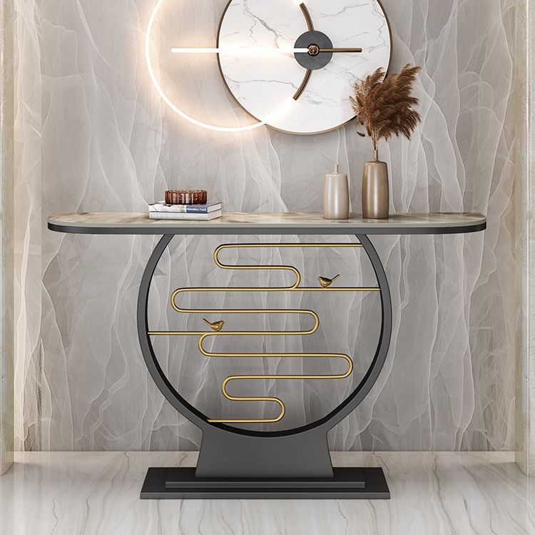 Tavolo di accento console resistente alle macchie glam Antique di divano console di divano