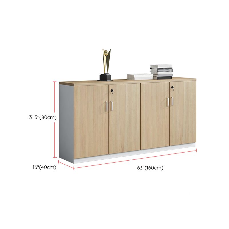 Armadio per archiviazione in stile nordico telaio in legno archiviazione laterale