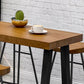 Industrial Dining Table Wooden Bar Counter Table for Kitchen Clearhalo 'Bar Furniture' 'Bar Tables' 'bar_tables' 'furn' 'furn_bar_tables' 'Furniture' 'furniture_bar_tables' 'Kitchen & Dining Furniture' 1200x1200_5cf31e4a-4490-435a-8c44-a009004fd520