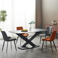 Contemporary Style Dining Chairs Armless Side Chairs for Kitchen with Metal Legs Clearhalo ' kitchen&dining_furn' 'Dining Chairs' 'Dining Tables & Seating' 'dining_chair' 'furn' 'furn_dining_chair' 'Furniture' 'furniture_dining_chair' 'Kitchen & Dining Furniture' 'kitchen' 1200x1200_5cf55f75-64d8-4d30-8b83-d0da9a8c858a