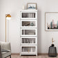 Manufactured Wood Standard Bookcase White Contemporary Bookcase with Glass Doors Clearhalo 'Bookcases' 'furn' 'furn_bookcases' 'Furniture' 'furniture_bookcases' 'Office Furniture' 1200x1200_5cf62a35-1b02-4988-913e-a17065defbcd